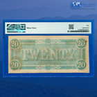 1864  20 Confederate States Of America  Csa T-67  Pmg Au 50  56249