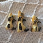 Vintage Cat Figures Plant Pot Hanger Celluloid Plastic Siamese Lip Japan Lot 3