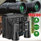 180x100 Hd Military Zoom Handheld Binoculars Day low Night Optics Hunting   Case