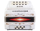 Rossetti 3412 34 Button 3 Switch 12 Bass Gcf Sol Accordion - White With Case