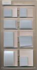 Prinz Scott Stamp Mount Assortment - Clear  Pack Of 320  8 Sizes 40 Each  Precut