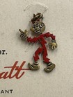 1950 Reddy Kilowatt Enamel Charm Original Little Atom Advertising Card Vintage