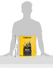 Canson Xl Series Bristol Paper Vellum Foldover Pad 11x14 Inches 25 Sheets  100lb