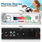 Pyle Plmrb39w Marine Stereo Receiver Bluetooth Power Amplifier  1 Din  Am fm sd
