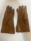 Vintage Italian Leather Gloves Silk Lined Guanti Firenze Cognac Brown Size 8