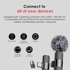 2 Pack Usb-c Wireless Microphone For Cell Phone  Iphone  Ipad  Android  Mini Mic