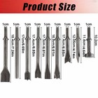 Heavy Duty Pneumatic Air Hammer Chisel Punch Chipping Bits Tool Set 0 39  Shank