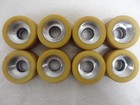 Vintage Set Of  8   Skate Wheels 62mm X 38mm 90a Aluminum Hubs