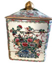 Chinese Famille Rose Qing Dynasty - 4 Segmented Food Storage Vessel W  Lid