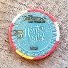  5 Venetian   Winter In Venice   2013   Las Vegas   Casino Chip