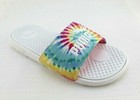 New Puma Cool Cat Size 6 Multi-color Tie Dye With White Logo Women Slide Sandals
