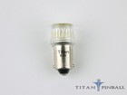  10 Pack  - 6 3 Volt Led Superior Dome 44 47 Base  ba9s  Pinball - Warm White