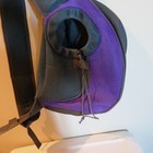 Pet Carrier Puppy Mesh Sling Dog Cat Carrier Travel Tote Bag Purple  Portable