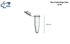 Microcentrifuge Tube 1 5 Ml With Snap Cap  Polypropylene Graduated Hda