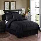 10 Piece Plaid Queen Comforter Set Bed In A Bag Bedding Down Alternative Quilt