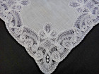 Vintage Brussels Lace Linen Hanky Handkerchief 11   Pretty Bridal wedding
