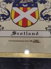Vintage Framed And Matted Walker Clan Coat Of Arms 