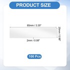 100pcs Heavy Duty Double Sided Tape  3 35  X 0 98  Sticky Adhesive Nano Tape