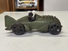 Original Vintage Cast Iron Metal 7  Hubley Fintail Race Car