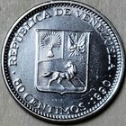Venezuela   1990   50 Centimos   Unc   South America World Coin