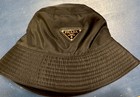 Nwot Authentic Prada Black Re-nylon Bucket Hat Black Size O s Unisex 