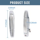 4x Chrome Door Handles Left right For Gmc Chevy Tahoe Yukon Sierra Denali 07-13