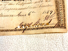 June 1859 Johns Hopkins Signed B o Railroad Stock Certificate Hospital Founder