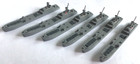6 Hansa S17 Soviet Polnocny Austria 3 Arrow Waterline 1 1250 Metal Ships 70s Vtg