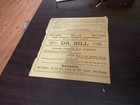 1891 Program  Sheet Cleopatra Staring Sarah Bernhardt  Back Side Dr  Bill Garden
