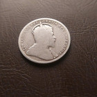 1909 Canada 25 Cents Edward Vii Silver Quarter Coin 25 Cent