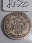 1887 S Seated Liberty Dime - Please Note That There Is A Small Dent On Shield -