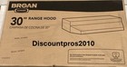 Broan 413023 30-inch Ductless Under-cabinet Range Hood  Black