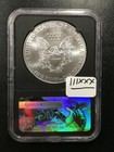 2017 Silver Eagle Ngc Ms-70 Uncirculated - Early Release Ase - Certified Slab - 