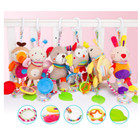 Newborn Baby Bed Stroller Rattle Soft Plush Mobile Toy Kids Ring Bell Crib Doll