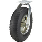 Ironton 12in  Pneumatic Swivel Caster  450-lb  Capacity  Lug Tread