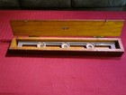Millers Falls No  624-24  Buck Rogers Cast Aluminum Level   Plumb In Wood Box
