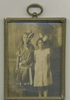 Lot Of 7 Antique Brass Photo Frames W  Photos Of African Americans