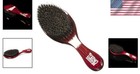 Luxury Torino Pro Wave Brush - Effortless 360 Waves With Red   Black Finish