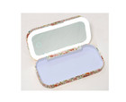 Pop Sonic Mirrored Led Storage Case W  7x Magnification-multi Floral