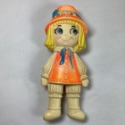 Vtg Rubber Squeak Toy Lot Avon Sanitoy Doll Baby Lion Bear Pooh Cow Phone