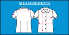 Girls White Blouse E9320 Peter Pan Collar Short Sleeve French Toast Size 4 To 20