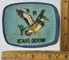 Vintage Wood Duck Iron On Embroidered Patch Game Bird Hunting Nos Voyager