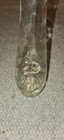 Vintage Clear Glass Blown Wine Bottle Funky Botom 16 5 Inches Tall