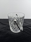 Waterford Crystal Ice Bucket Araglin Pattern With Metal Handle