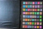 Uk    British    Vintage Stamps Collection    800   Stamps    In Album