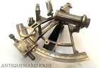 Antique Brass Navigation Sextant Vintage Marine Ship Working Instrument Gift For