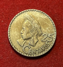 Guatemala 25 Centavos 1970 Copper-nickel Coin Km 269 T5763a