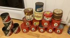Lot Of Vintage Pipe Tobacco Tin Cans Prince Albert Half Edgeworth Borkum Carter