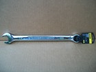  New  Stanley  Long  Full  Polish  Combination  Wrench  7 8   Inch 