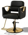 Black gold All Purpose Hydraulic Barber Chair Heavyduty Salon Spa Beauty Styling